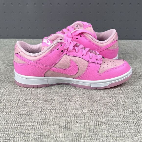 Mens 5.5 / Women 7 - Nike Dunk Low ID Pink White New Sneakers FJ2253-901 - Picture 5 of 10